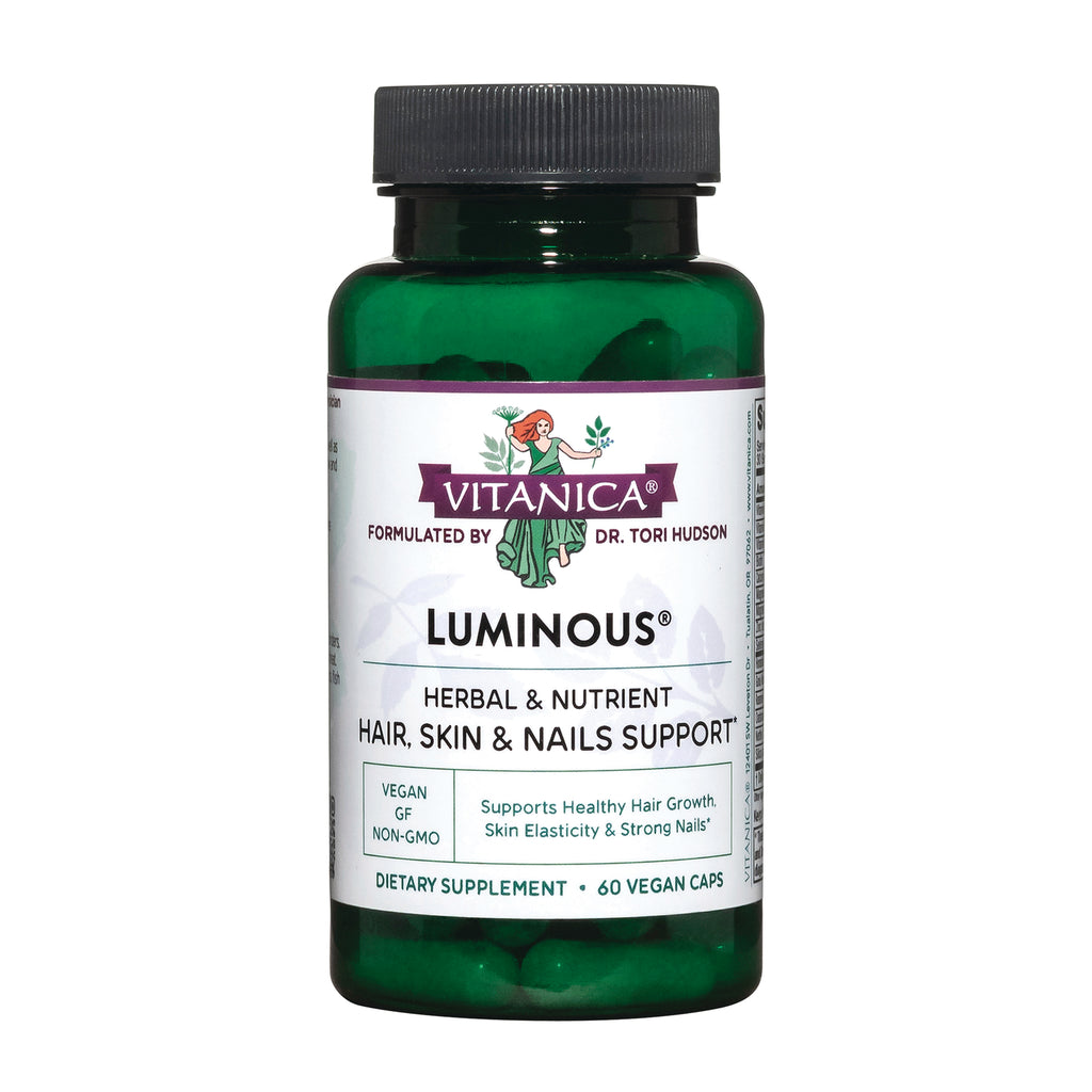 VNA019 | Vitanica Luminous herbal & nutrient Hair, Skin & Nails Support, 60 vegan caps bottle - Thumbnail