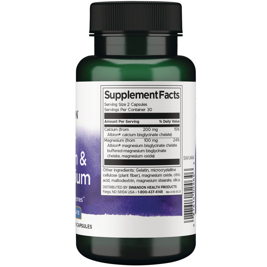 SWU464 | Back label with Supplement Facts - Thumbnail