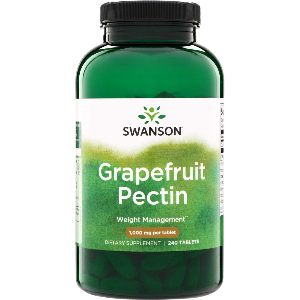 SWD008 | Swanson Grapefruit Pectin, Weight Management, 1,000 mg per tablet, 240 tablets - Thumbnail