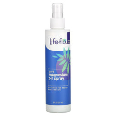 LFH032 | Life-flo pure magnesium oil spray 8 fl oz white and blue spray bottle