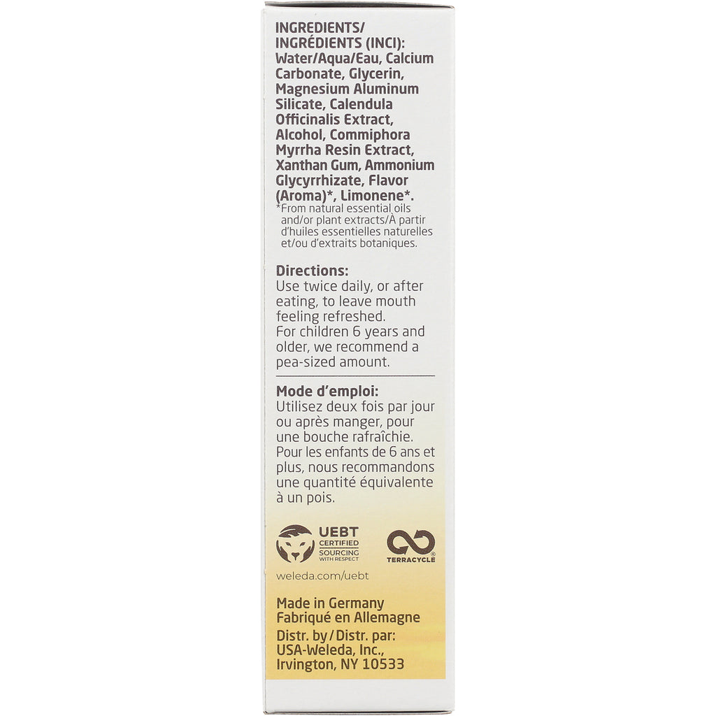 WEL038 | Back panel with ingredients, directions, and UEBT/TerraCycle logos; Made in Germany - Thumbnail