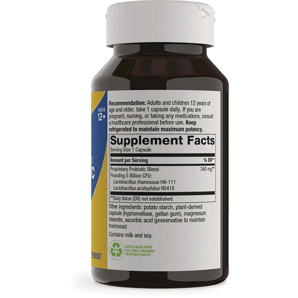 NW054 | Back of brown supplement bottle showing Supplement Facts panel and ingredient list - Thumbnail