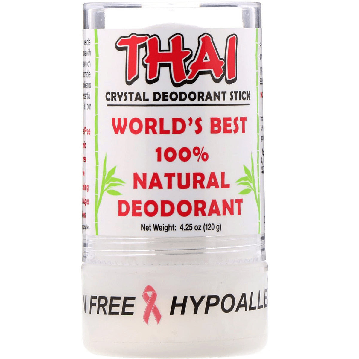 TDS003 | Thai Crystal Deodorant Stick, World's Best 100% Natural Deodorant, 4.25 oz
