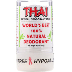 TDS003 | Thai Crystal Deodorant Stick, World's Best 100% Natural Deodorant, 4.25 oz