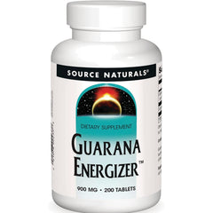SN616 | Source Naturals Guarana Energizer dietary supplement, 900 mg, 200 tablets