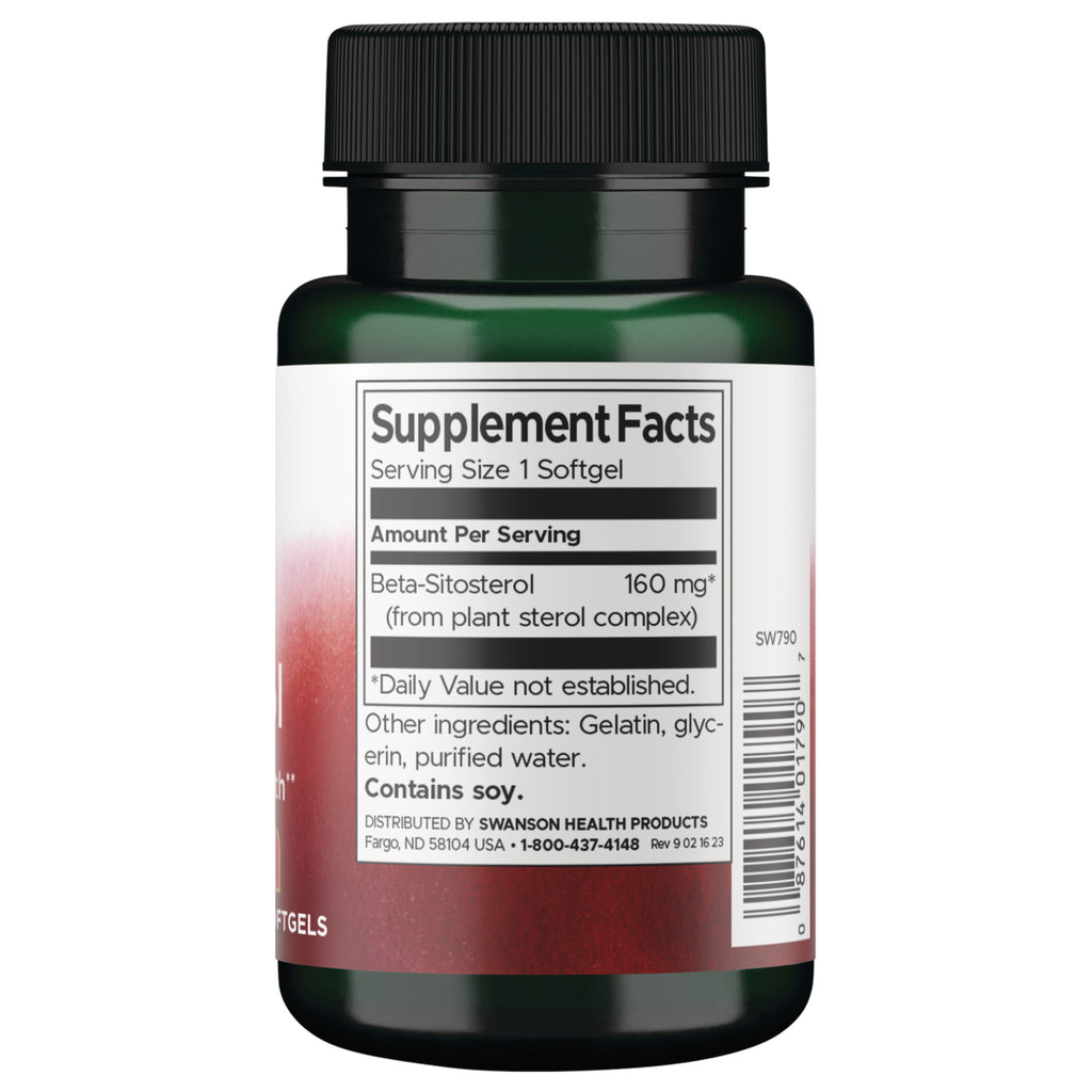 SW790 | Back label with supplement facts and serving information - Thumbnail