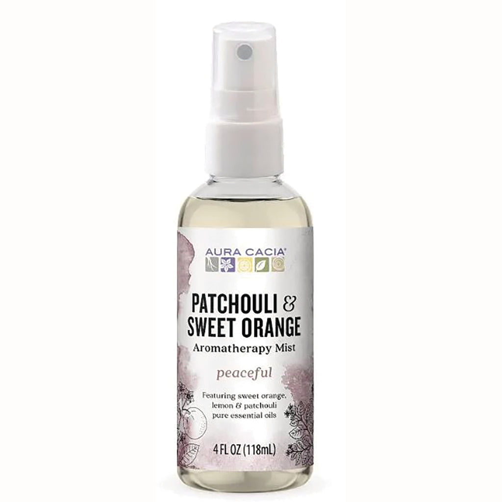ARC053 | Aura Cacia Patchouli & Sweet Orange aromatherapy mist spray bottle 4 fl oz - Thumbnail