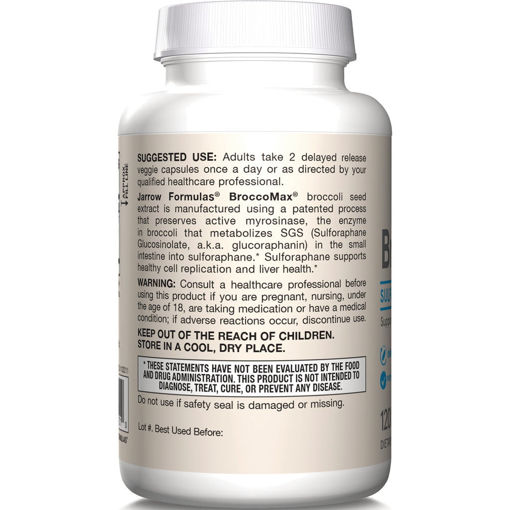 Bottle back label showing suggested use, warnings, Keep out of the reach of children, and storage instructions - Thumbnail