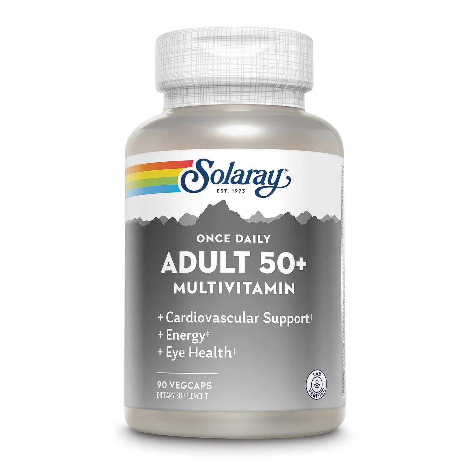 SLR522 | Solaray Once Daily Adult 50+ Multivitamin, 90 VegCaps