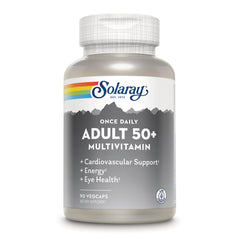 SLR522 | Solaray Once Daily Adult 50+ Multivitamin, 90 VegCaps