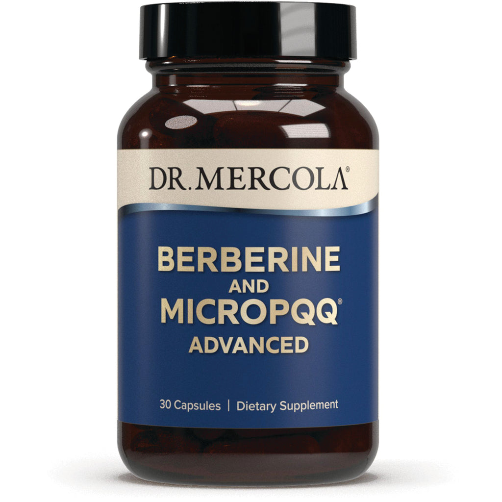 MRC093 | Dr. Mercola Berberine and MicroPQQ Advanced supplement bottle, 30 capsules - Thumbnail