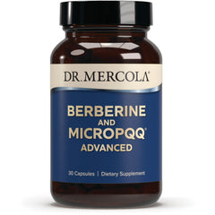MRC093 | Dr. Mercola Berberine and MicroPQQ Advanced supplement bottle, 30 capsules