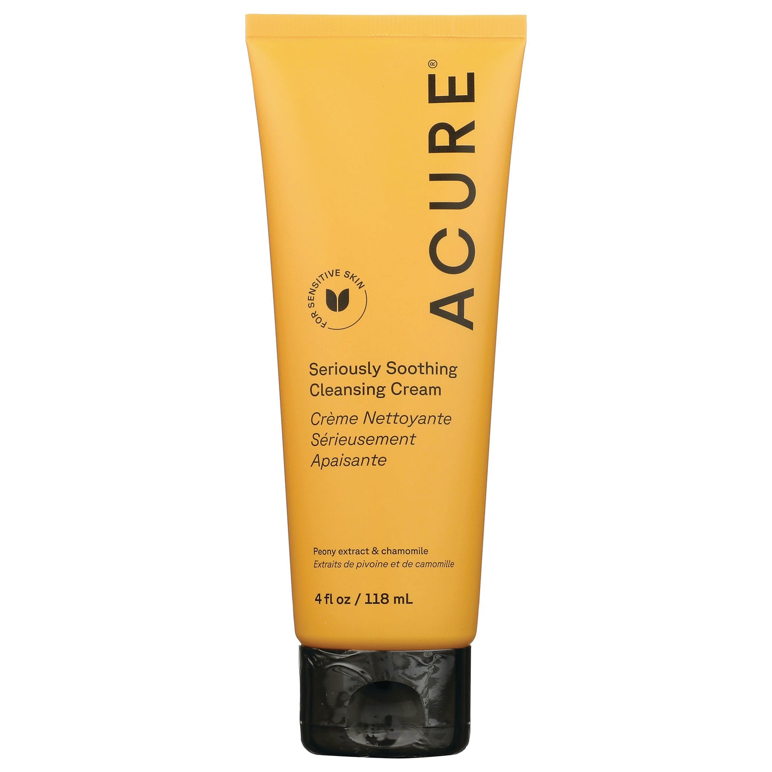 ACR031 | ACURE Seriously Soothing Cleansing Cream, peony extract & chamomile, 4 fl oz (118 mL)
