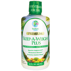 TPL003 | Tropical Oasis Sleep-A-Weigh Plus liquid supplement, Premium, 32 fl oz bottle front