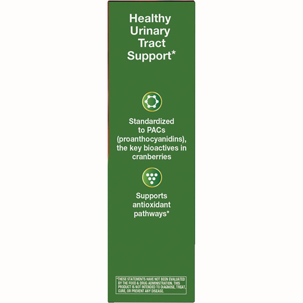 NW679 | green vertical infographic: Healthy Urinary Tract Support; standardized to PACs; supports antioxidant pathways - Thumbnail