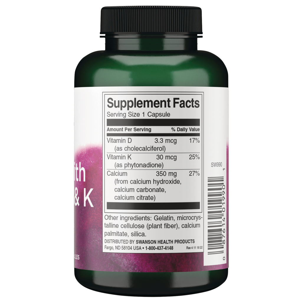 SW990 | Back label with Supplement Facts - Thumbnail