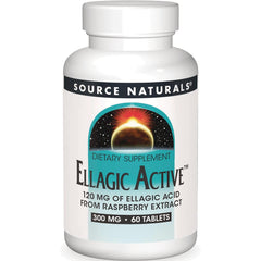 SN593 | Source Naturals Ellagic Active dietary supplement, 120 mg ellagic acid, 300 mg, 60 tablets