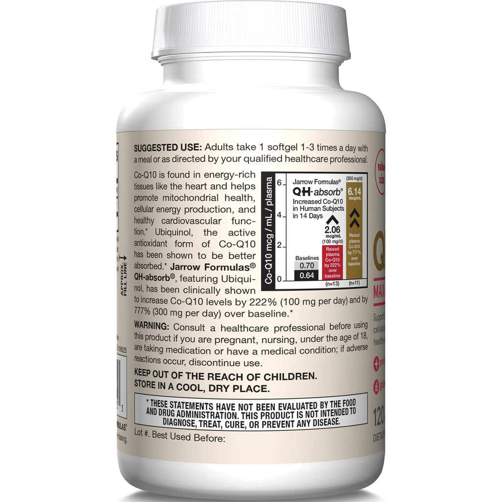 Back label of supplement bottle showing suggested use, warning, chart and storage instructions - Thumbnail