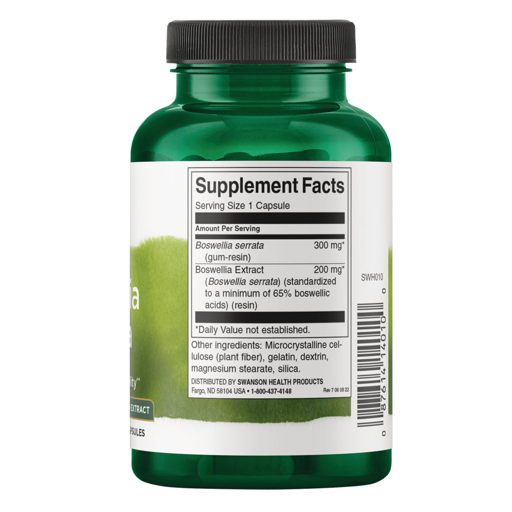 SWH010 | Back label with Supplement Facts - Thumbnail
