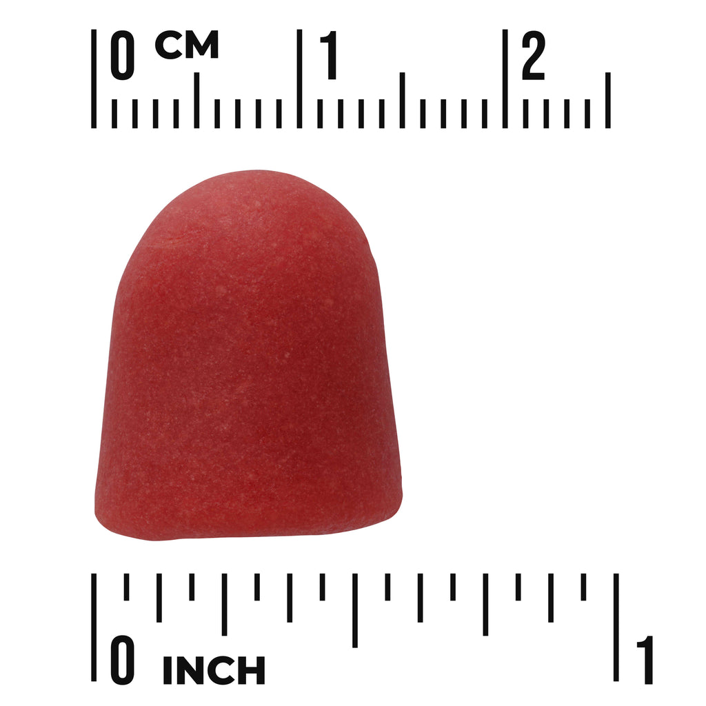 SW1858 | Red gummy with size scale in inches and centimeters - Thumbnail
