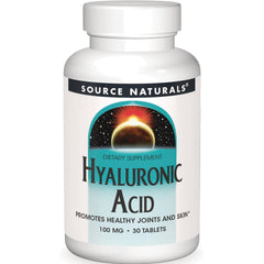 SN740 | Source Naturals Hyaluronic Acid dietary supplement, 100 mg, 30 tablets