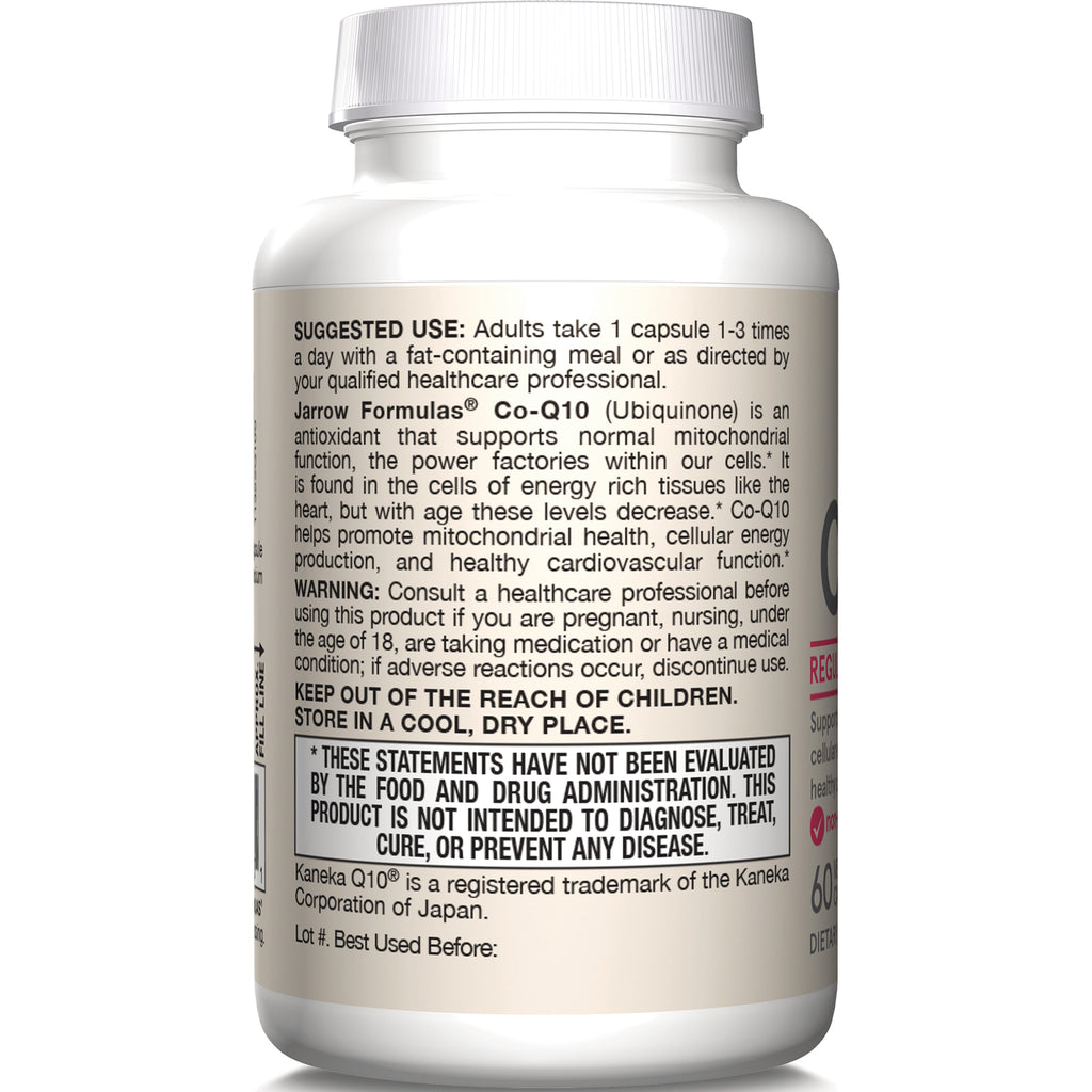 JR048 | Back label of supplement bottle showing suggested use, warning, storage, and FDA disclaimer text - Thumbnail