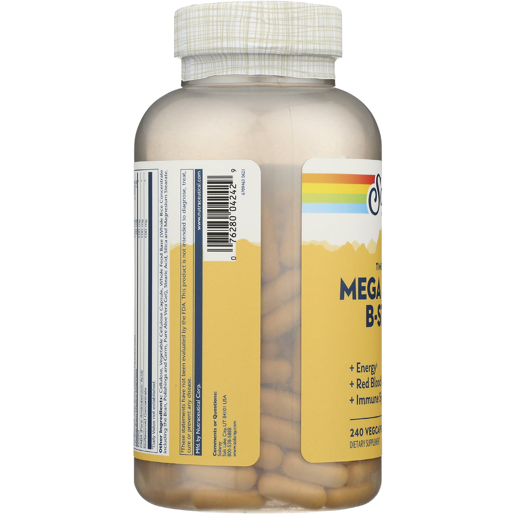 SLR453 | back label of yellow supplement bottle showing barcode, ingredient panel and visible capsules - Thumbnail