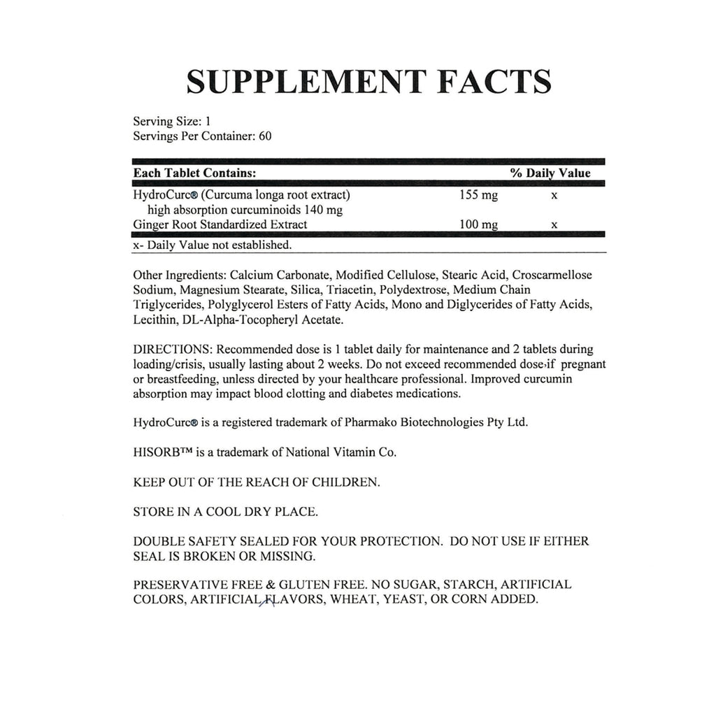 NAB138 | back label showing SUPPLEMENT FACTS panel with serving size, ingredients, directions, and warnings - Thumbnail