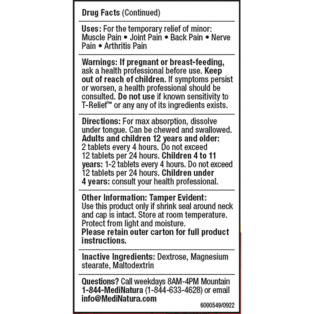 T-Relief Arnica +12 Extra Strength Plant Power - Thumbnail