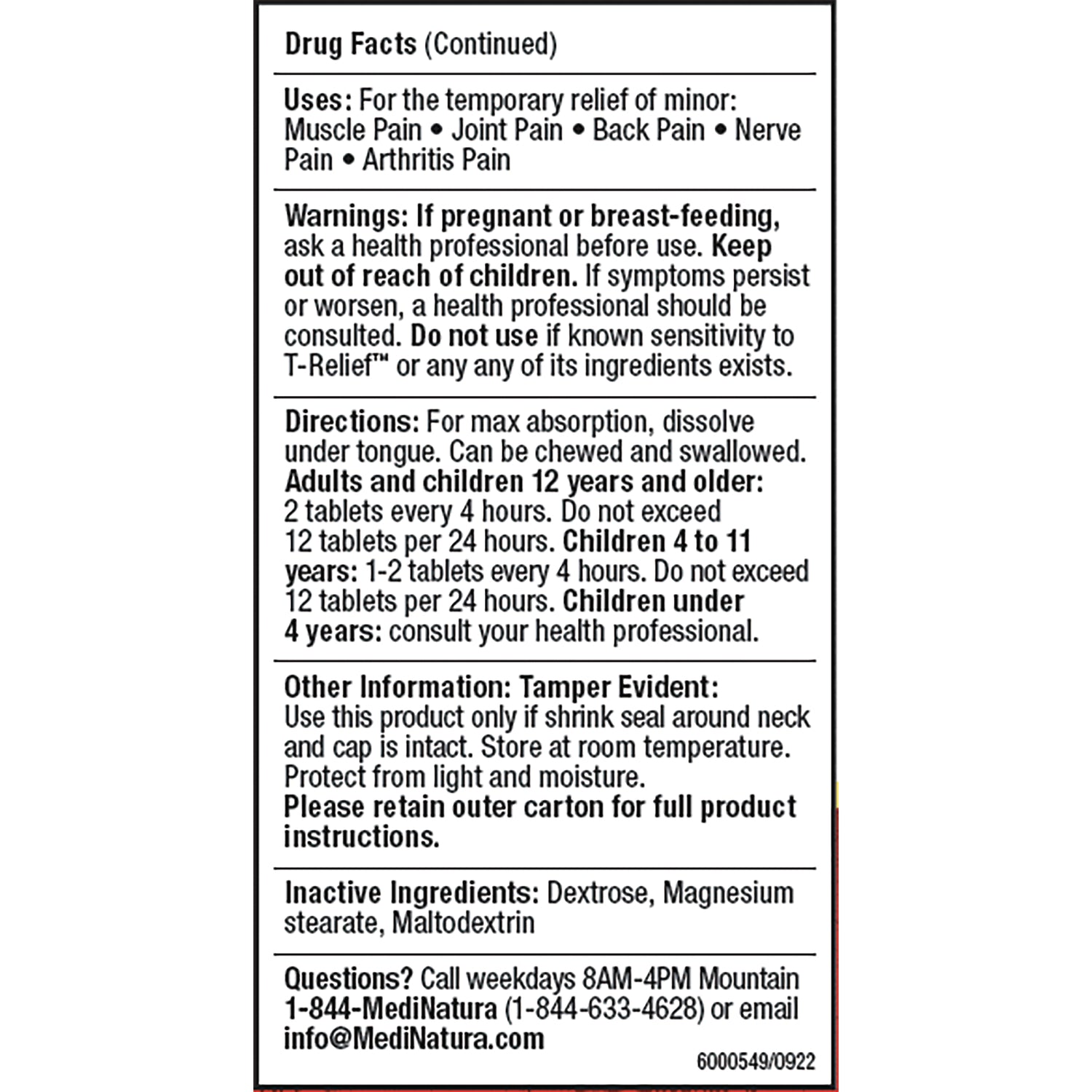 T-Relief Arnica +12 Extra Strength Plant Power