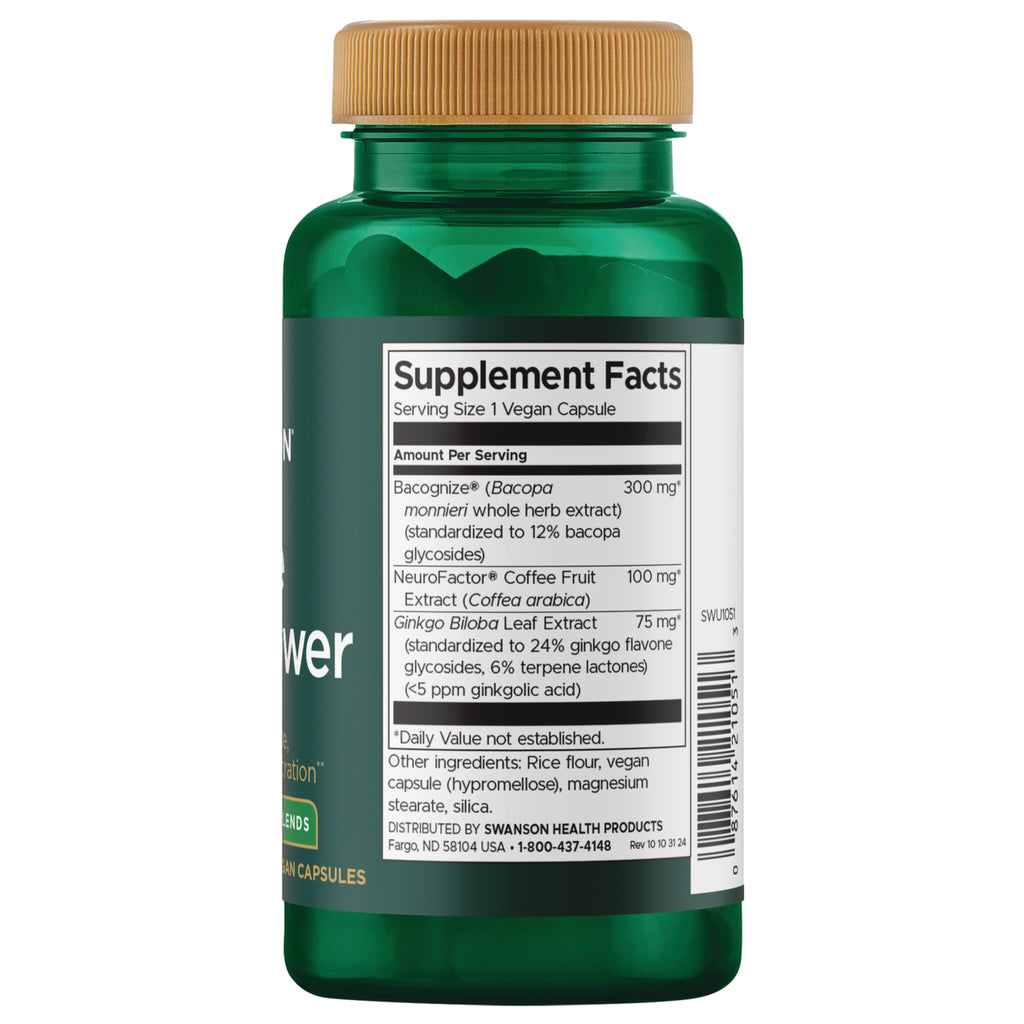 SWU1051 | Back label with Supplement Facts - Thumbnail