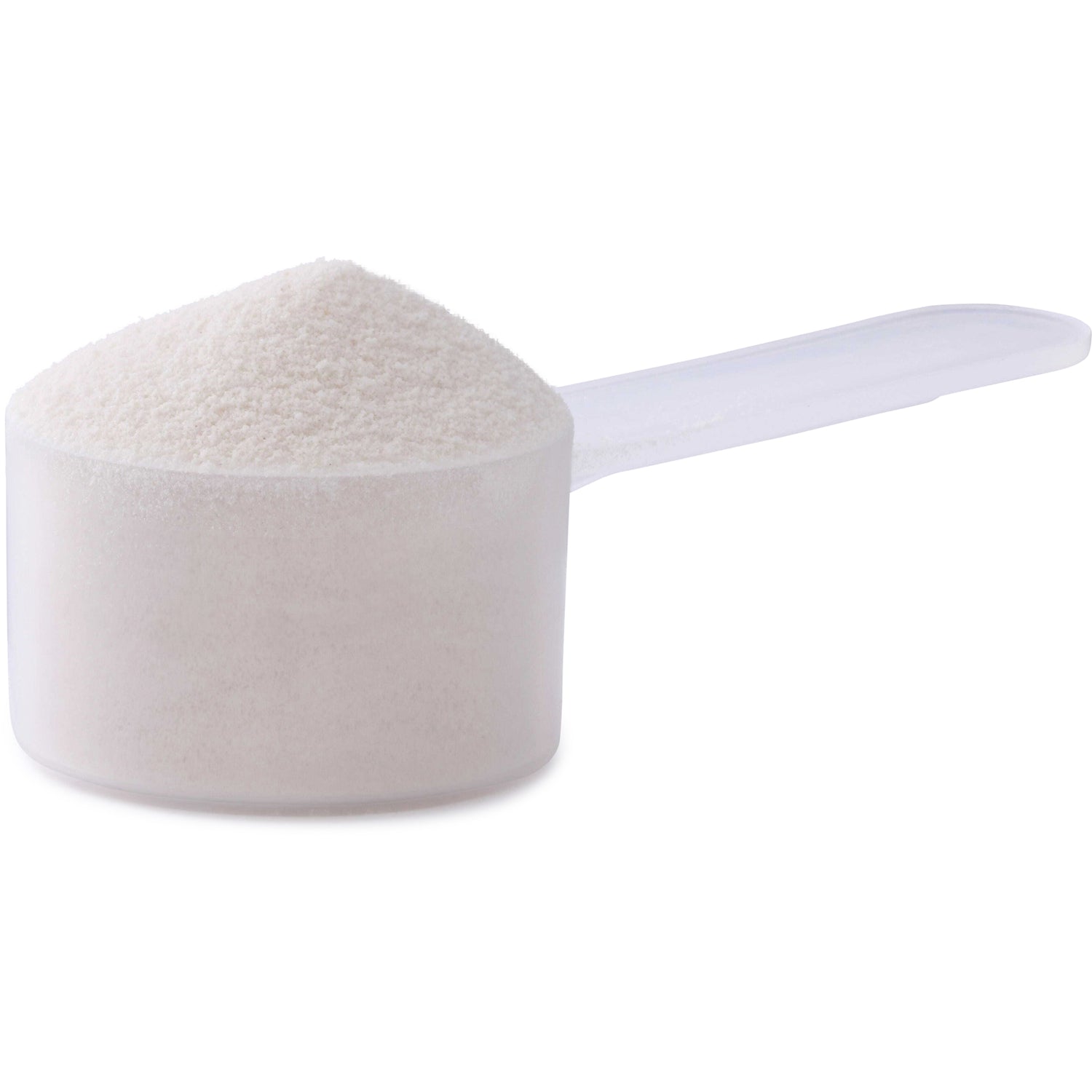 SWF063 | Scoop of white powder supplement in a clear measuring scoop