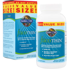 GLF039 | Garden of Life fucoTHIN Value Size, 60 day supply, 180 softgels dietary supplement