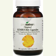 PNA002 | Pronatura Original KOMBUCHA Capsules bottle labeled 90 capsules 580 mg each