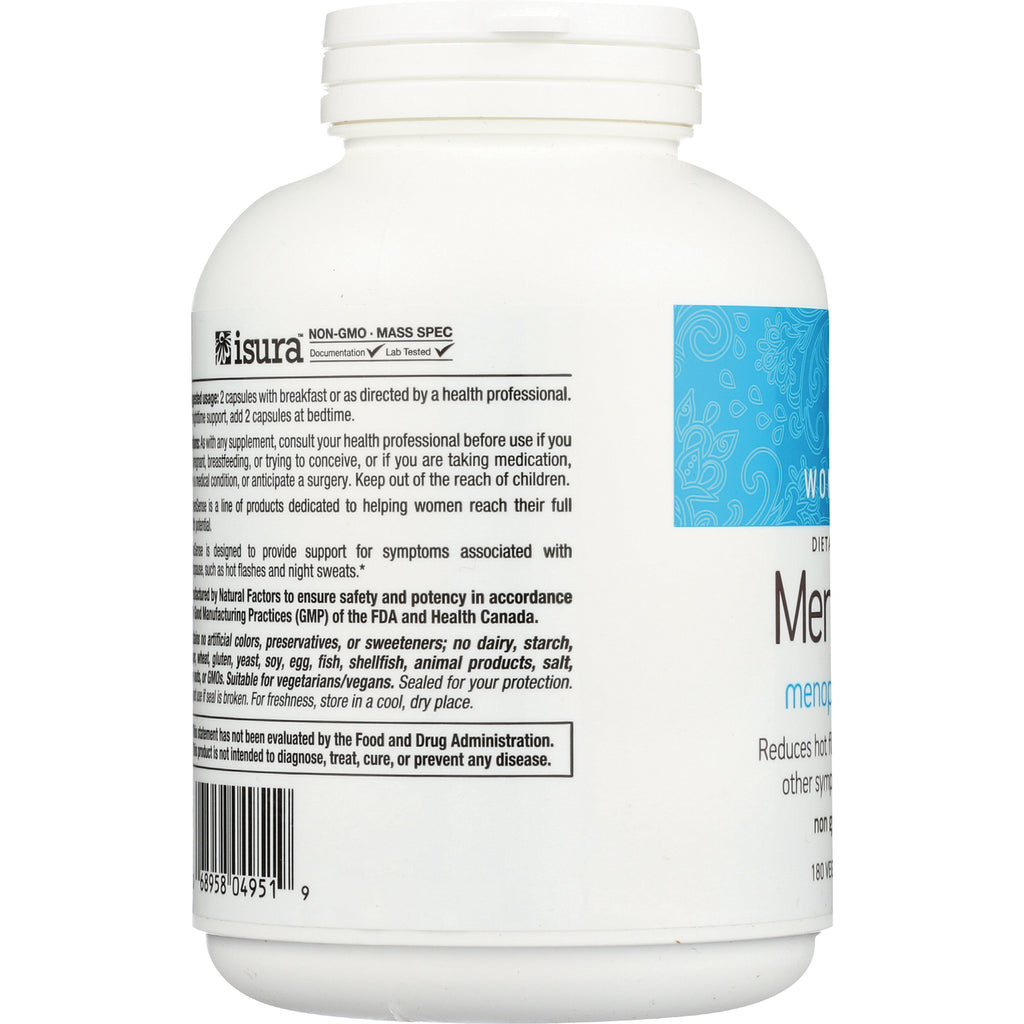 NFC112 | back label of white supplement bottle showing directions, ingredient text and barcode - Thumbnail