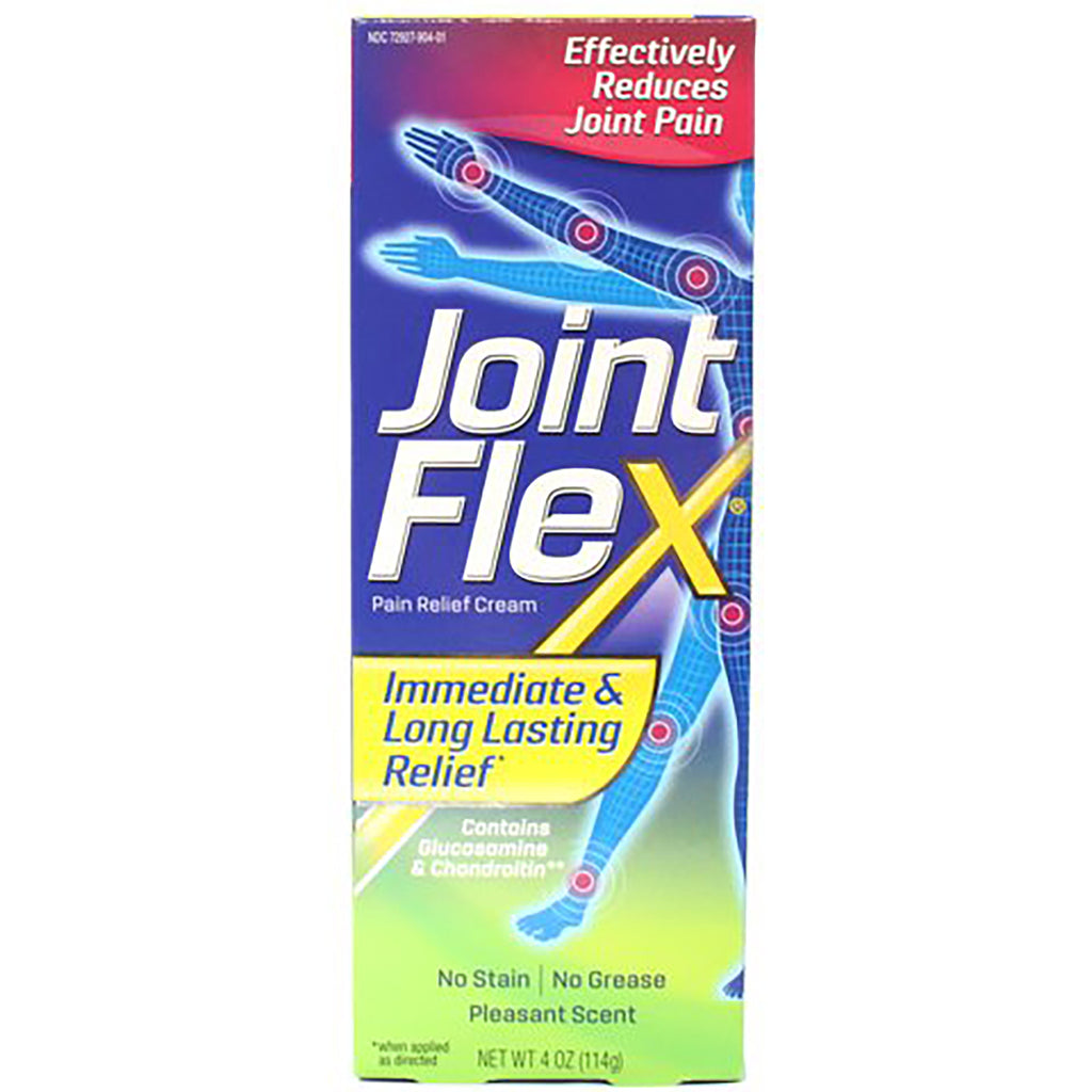 JFL003 | Joint Flex pain relief cream front box showing Immediate & Long Lasting Relief and contains Glucosamine & Chondroitin - Thumbnail