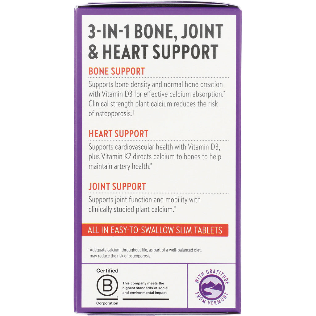 NWC046 | Product infographic: 3-in-1 bone, joint & heart support benefits and easy-to-swallow slim tablets - Thumbnail