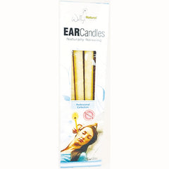 WLY014 | Wally's Natural Ear Candles front, Naturally Relaxing, Professional Collection, 12 candles