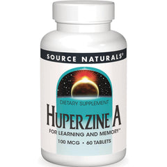 SN719 | Source Naturals Huperzine A dietary supplement, 100 mcg, 60 tablets