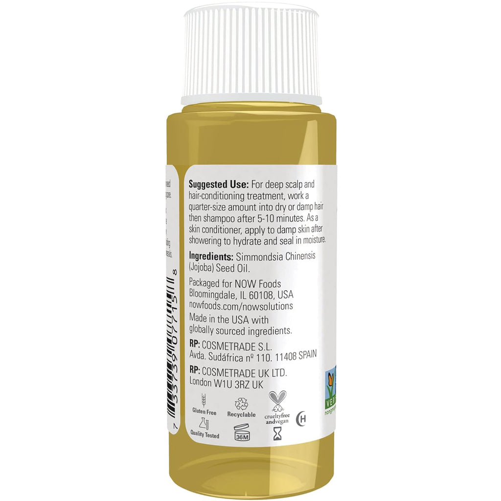 NWF614 | Back label showing suggested use, ingredients and company information on amber bottle - Thumbnail