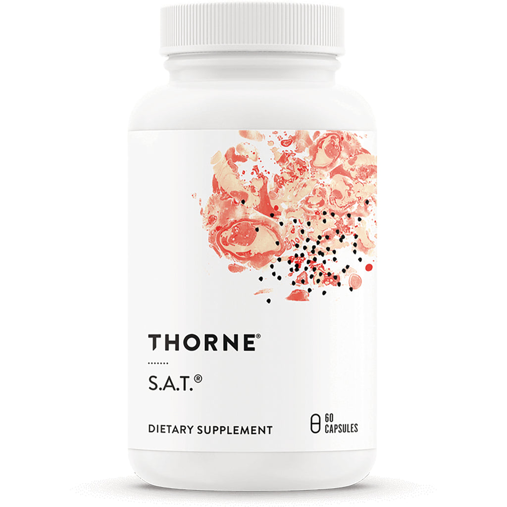 TRN016 | Thorne S.A.T. dietary supplement bottle, 60 capsules - Thumbnail
