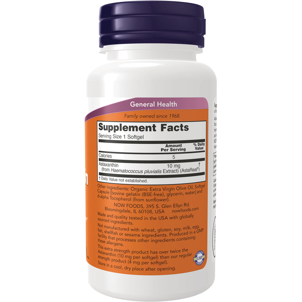 NWF1330 | Back of white supplement bottle showing Supplement Facts label and ingredient text on orange panel - Thumbnail
