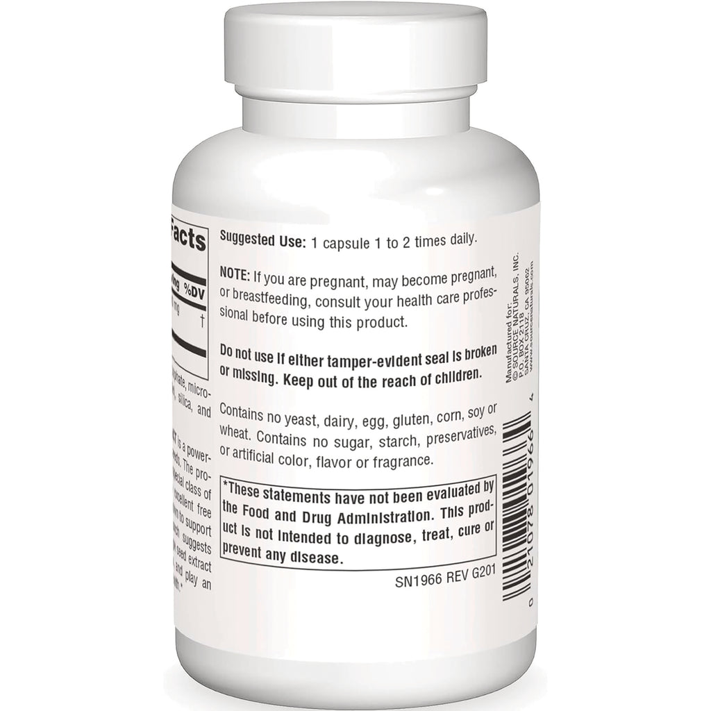 SN644 | Back label with suggested use, warnings, and barcode - Thumbnail