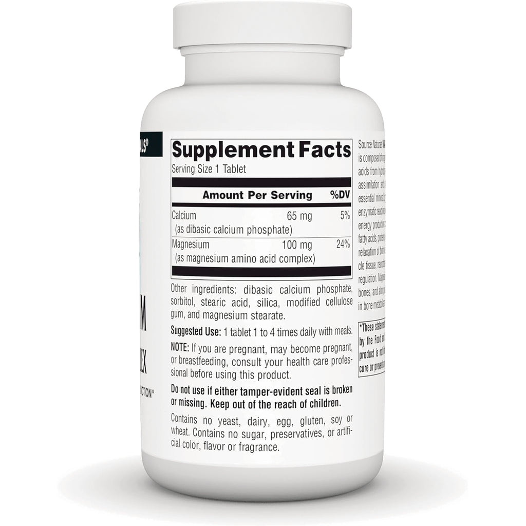 SN691 | Back label with Supplement Facts panel, other ingredients, and suggested use - Thumbnail