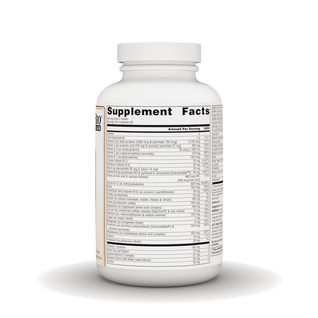 SN487 | Supplement Facts label on supplement bottle - Thumbnail