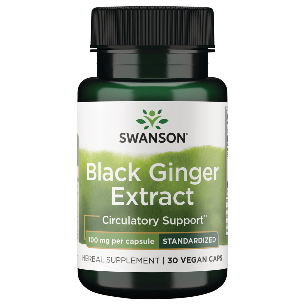 SWH273 |Swanson Black Ginger Extract 100 mg - Thumbnail
