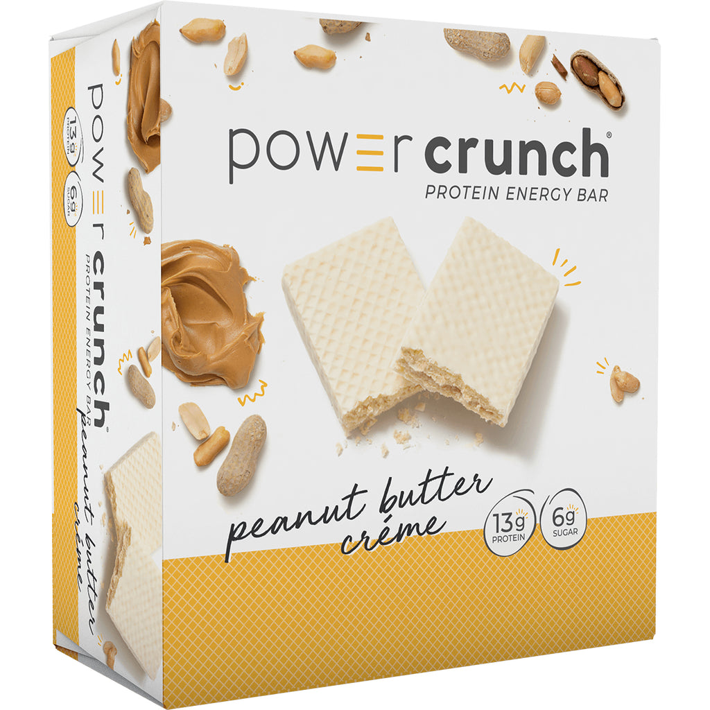 BNR003 | Power Crunch protein energy bar box showing peanut butter crme wafers and peanuts on front - Thumbnail