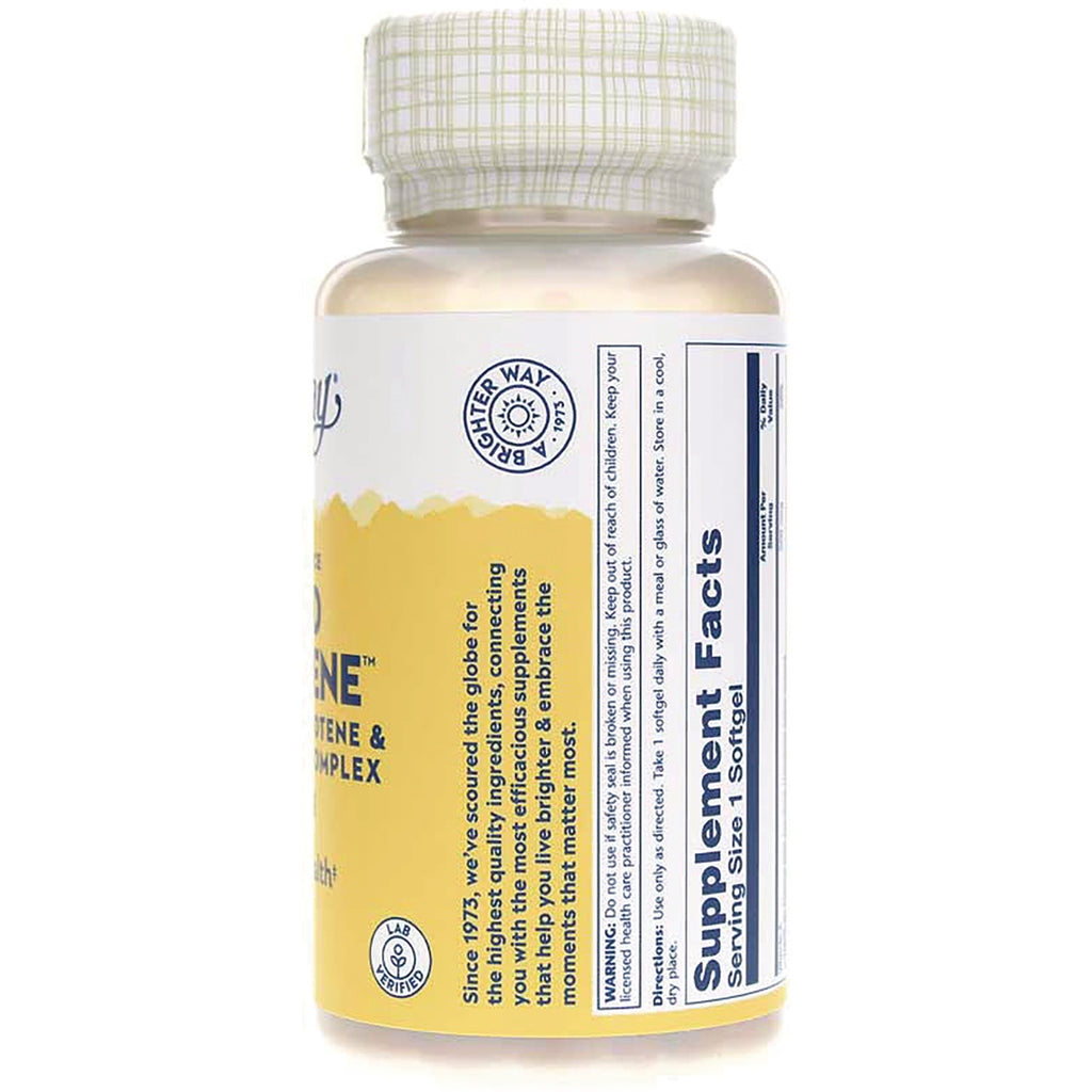 SLR297 | Back label showing Supplement Facts panel, serving size 1 softgel - Thumbnail