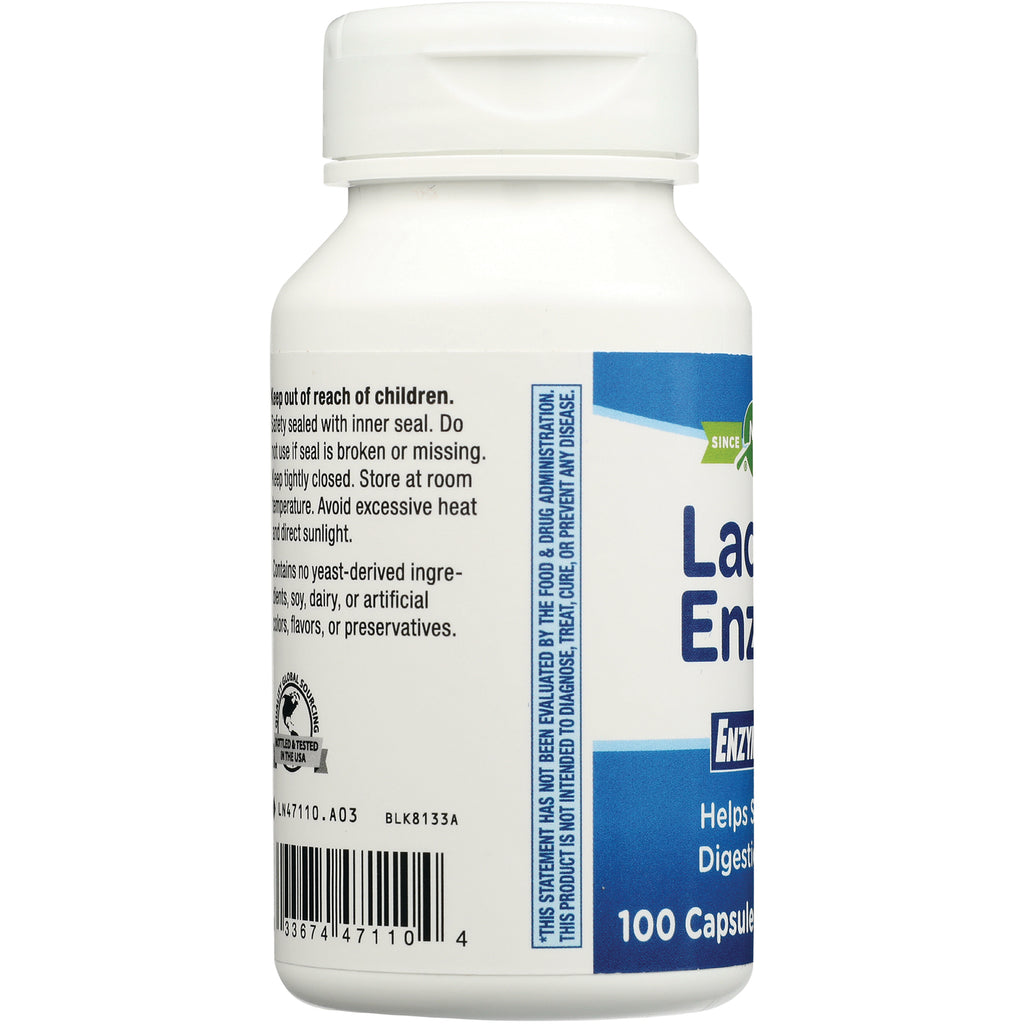 NW384 | bottle side label showing warnings, barcode, and text indicating 100 Capsules - Thumbnail