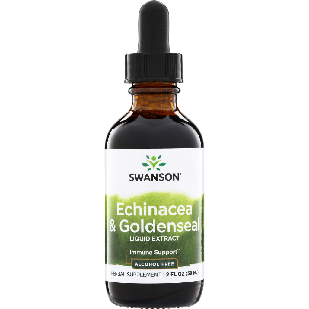 SW741 | Swanson Echinacea & Goldenseal Liquid Extract, Immune Support, Alcohol Free, 2 fl oz - Thumbnail